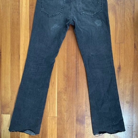 Balmain Paris faded black distressed vintage jeans size 34 French - Picture 7 of 7